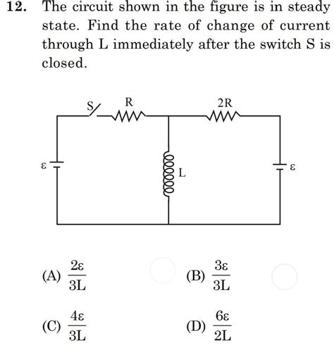 Determine The Current Through The Battery In The Circuit Shown In