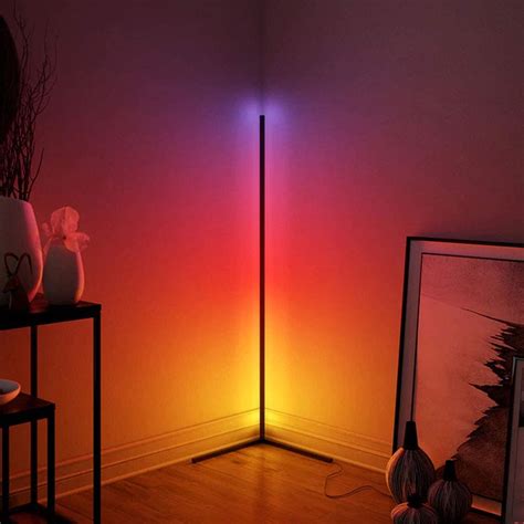 Rgb Corner Floor Lamp With Remote Control Tools And Toys