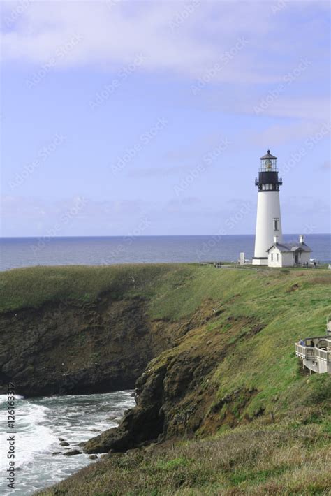 Yaquina Head Lighthouse Stock Photo | Adobe Stock