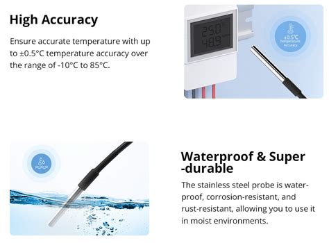 Sonoff Waterproof Temperature Sensor Wts