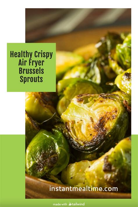 Air Fryer Brussels Sprouts With Zesty Balsamic Glaze Instant Mealtime