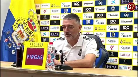 Rueda De Prensa De Garc A Pimienta Previa Al Ud Las Palmas Fc Barcelona