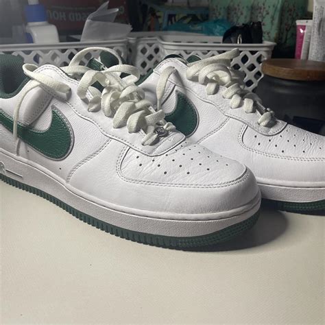 Green Air Force 1s - Depop