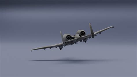 A-10Thunderbolt - fighter jet 3D model - TurboSquid 2141029