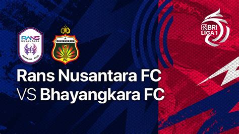 Full Match Rans Nusantara Fc Vs Bhayangkara Fc Bri Liga