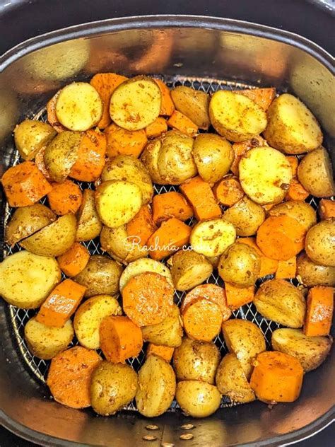 Air Fryer Potatoes And Carrots Rachna Cooks