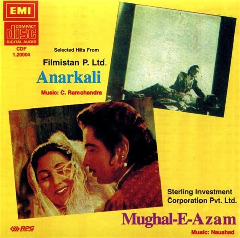 Anarkalimughal E Azam Original Soundtrack Cd Album Muziek