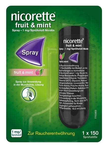 Nicorette Fruit Mint Spray Mg Spr Hsto St