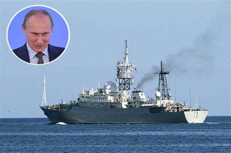 Russian Spy Ship Spotted 30 Miles Off Us Coast To Start Another Snooping Mission Daily Star