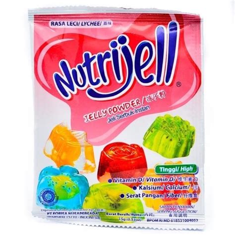 NUTRIJELL JELLY POWDER AGAR PUDDING 1BOX 10 SACHET Shopee Malaysia