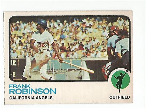 Frank Robinson Opc Baseball Card California Angels Vg Ebay