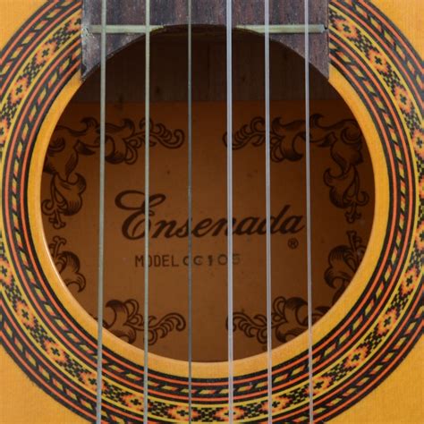 Vintage 1970s Classical Guitar Ensenada Model Ebth