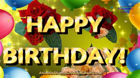 Happy Birthday Wishes Animation Download