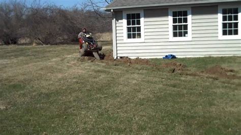 Trenches Dug By Chris Orser Landscaping YouTube