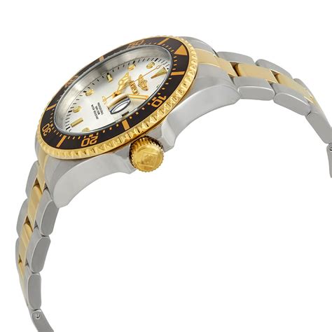 Invicta Pro Diver Silver Dial Two Tone Men S Watch Pro Diver