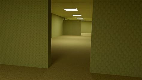 Backrooms Level 0 Free Vr Ar Low Poly 3d Model Cgtrader