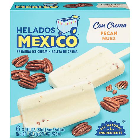 Helados Mexico Ice Cream Premium Pecan Ea Ice Cream Treats