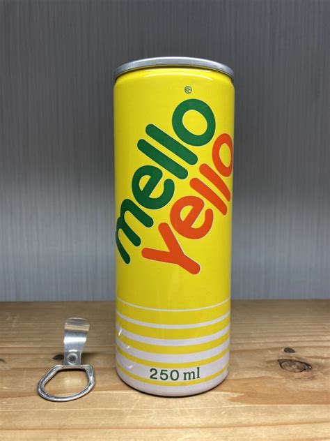 【やや傷や汚れあり】 コカ・コーラ メローイエロー 空き缶 （1986年製） Mello Yello 三国コカコーラボトリング製造の落札情報