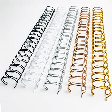 Amazon Binditek 50 Pack Double Loop Wire Binding Spines 5 8 Inch