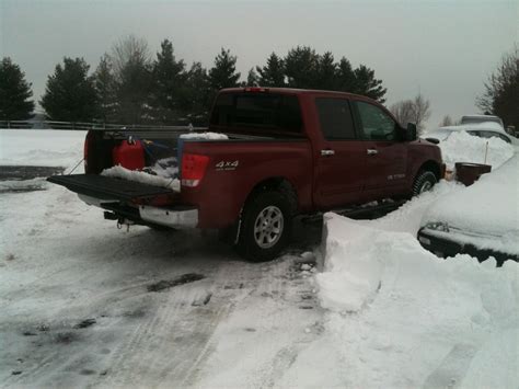 Boss snow plow nissan titan