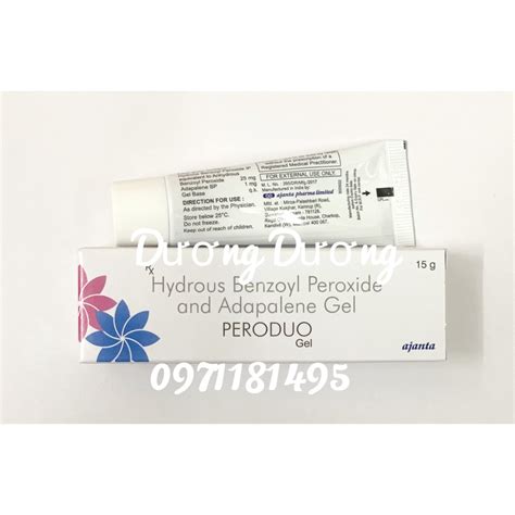 Mua Gel Ngăn Ngừa Mụn Viêm Mụn Sưng Peroduo Hydrous Benzoyl Peroxide