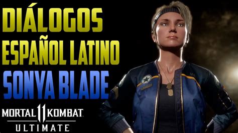 Mortal Kombat 11 Ultimate Diálogos De Sonya En Español Latino Youtube