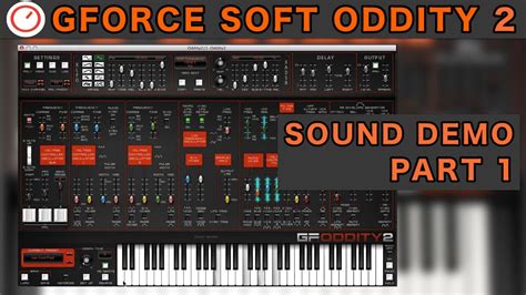 Gforce Software Oddity Synthesizer Arp Odyssey Emulation Sound Demo