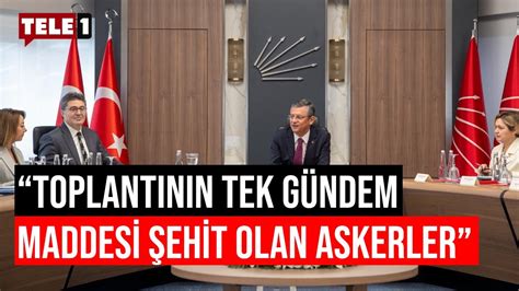 CHP MYK olağanüstü toplanıyor TELE1 ekibi Ankara dan son durumu