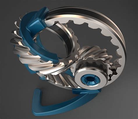 An Animated Helical Gear Contraption Clockwork Scrap Metal Art