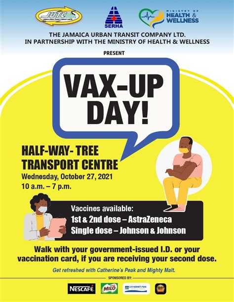 Jutc And Ministry Of Health To Stage Vax Up Day At Half Way Tree