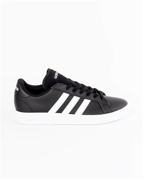 Adidas M Grand Court Base Gw Black White Footgear