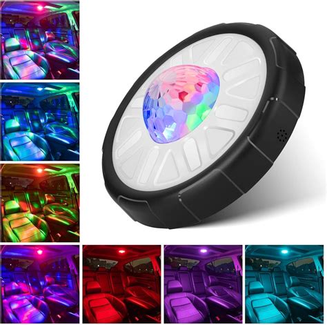 Zateety Led Voiture Interieur Sans Fil Led Usb Voiture Clairage