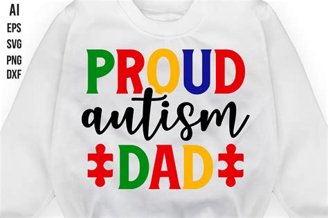 Proud Autism Dad Svg Graphic By Teeking124 · Creative Fabrica