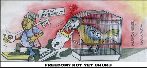 Cartoon: Shut up talkative, sorry, journalist! - Vanguard News