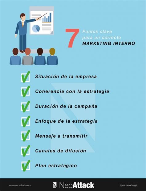 7 Puntos Clave Para Un Correcto Marketing Interno Infografia