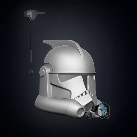 Animated Arc Trooper Helmet 3d Print Files Galactic Armory