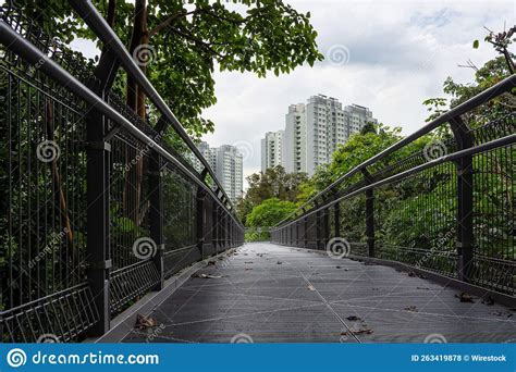 Bridge In The Telok Blangah Hill Park Singapore Editorial Stock Photo