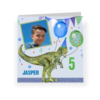 Uitnodiging Voor Een Kinderfeestje Met Dinosaurus