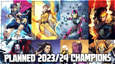 Future Mcoc Champions For 202324 Summoners Choice Runner Ups Coming To The Game Youtube