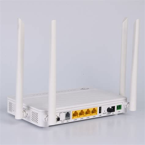 Dual Pon Port Gepon Gpon Xpon Onu Fiber Optic Network Router