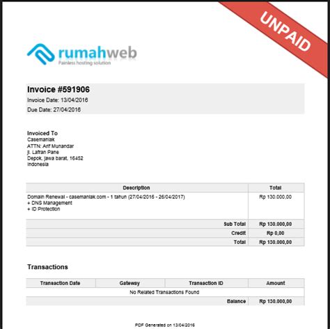 Referensi Contoh Invoice Cicilan 17 Tentang Membuat Invoice Unik Oleh