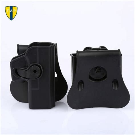 Rotary Roto Retention Holster Glock 17 19 23 Paddle Double Pouch Tactical Case Clip Right Hand