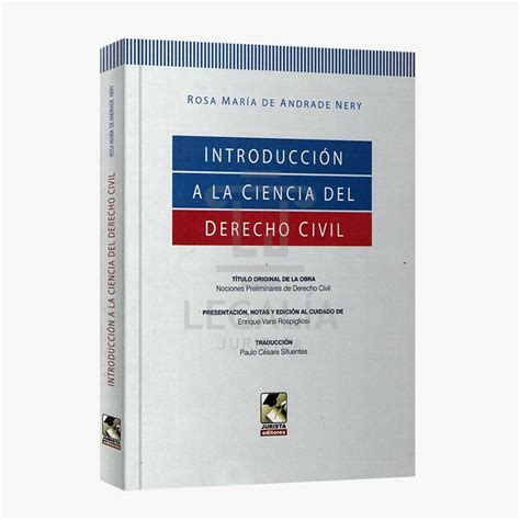 IntroducciÓn A La Ciencia Del Derecho Civil Librería Legalia Jurídica