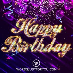 Glitter Happy Birthday Gif – 6505