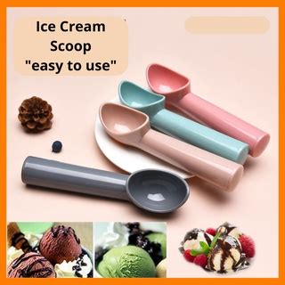 Hard Plastic Ice Cream Scoop Ais Cream Scoops Aiscream Icecream