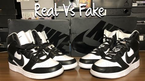 Nike Dunk Hi X Ambush Collab Real Vs Fake Review Check It Out Youtube