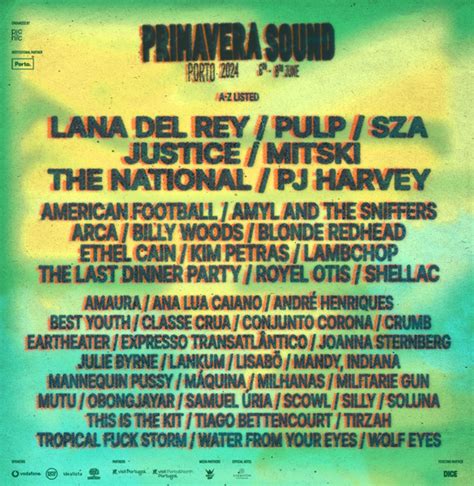 Primavera Sound Porto Presents The Brilliant Line Up For The 2024 Edition