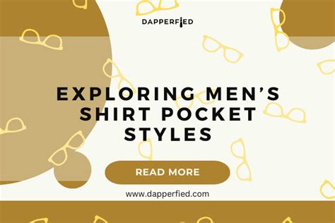 Exploring Men's Shirt Pocket Styles