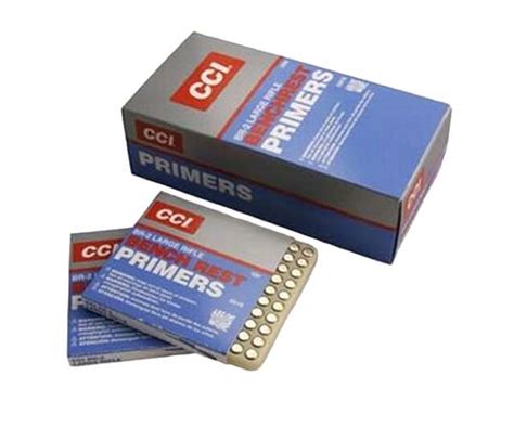 Cci 0019 Bench Rest Br 4 Small Rifle Primer 100 Per Box 10 Boxes Per