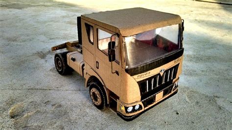 How To Make Truck With Cardboard Homemade Remote Control Mahindra